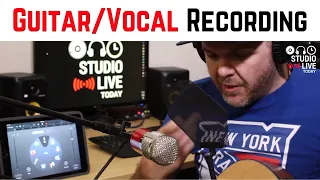 How to record GUITAR and VOCALS using one mic (GarageBand iOS)
