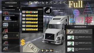 ATS & ETS v.37-.45 /Mod Dinero-Habilidades y Experiencia Infinitos /Como Descargar-Instalar-Activar