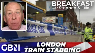 London train stabbing: Police launch manhunt after man suffers life-threatening injuries
