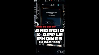 How to Set Up Apple CarPlay and Android Auto Bluetooth in Ram 1500 Pickup Truck