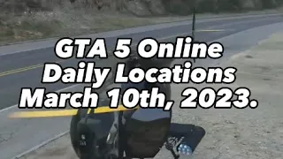 GTA 5 GUN VAN, G’S CACHE, STASH HOUSE, AND ALL STREET DEALERS LOCATIONS & OFFERS | March 10th, 2023.