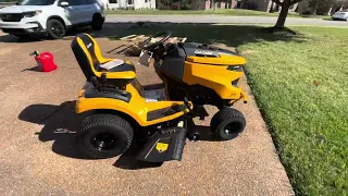 2023 Cub Cadet XT1 Enduro LT 42 in. 19 HP Briggs and Stratton Lawn Tractor Unboxing & Test