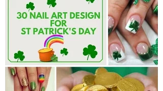 30 Easy Nail Art Design for St  Patrick's Day