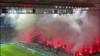 Champions, Eintracht-Napoli: "La coreografia dei tifosi tedeschi"