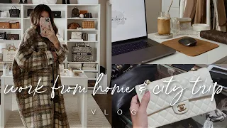 VLOG: MY CURRENT WFH SET UP + CHANEL FIND IN THE CITY | ALYSSA LENORE