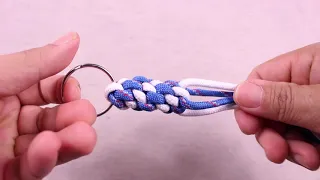 Braiding - Four strand round crown knot sinnet