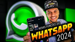 CHEGOU 5 NOVAS FUNÇÕES DO WHATSAPP EM 2024 QUE JÁ ESTOU USANDO