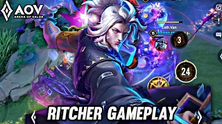 RITCHER PRO GAMEPLAY | BUILD TANK VERY STRONG - ARENA OF VALOR