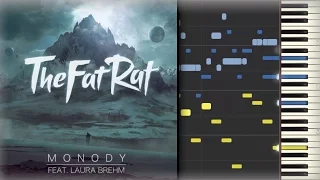 TheFatRat - Monody (feat. Laura Brehm) 【Piano Tutorial - Synthesia】