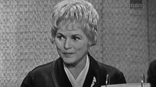 What's My Line? - Judy Holliday; Shelley Berman [panel] (Apr 28, 1963)