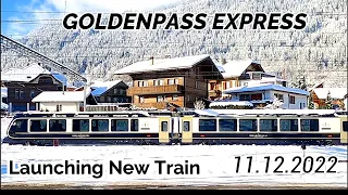 So Spectacular ! Watch The FIRST DAY of the NEW GoldenPass Express  from Interlaken to Montreux!