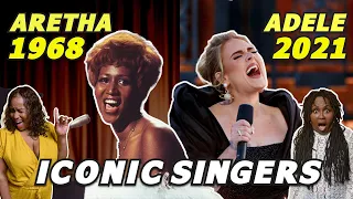 INCREDIBLE singers 50 years apart--from the singers who sang with them