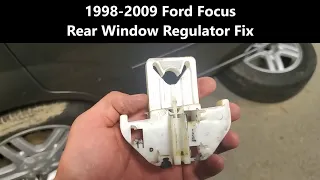 98-09 Focus Rear Window Repair