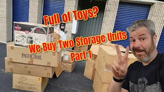 Two Storage Units FULL of Vintage Toys?!?! We Find a Huge Treasure Trove of Toys! Part 1