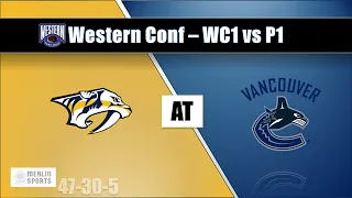 NHL Western Conference playoffs 2024