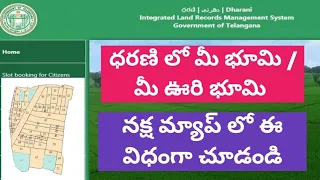 How to view Land details - Survey number wise in Telangana | FMB/TIPPON | Dharani