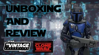 Star Wars The Vintage Collection Death Watch Airborne Trooper Action Figure VC247 Unboxing & Review