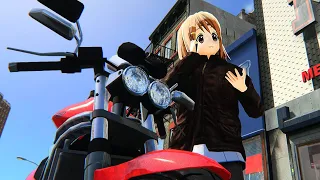 K-ON! Yui Hirasawa in Grand Theft Auto IV mod