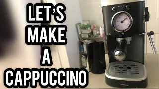 Let’s Make a Cappuccino | Espresso Machine   | Ambiano