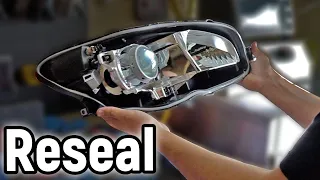 How To RESEAL Custom Headlights