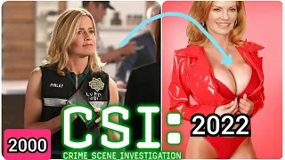 CSI: Crime Scene Investigation 2000 Then and Now 2022