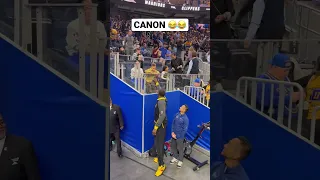 Canon Curry was about to give Draymond Green a taste of his own medicine 😭 #shorts