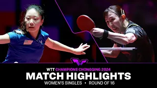 Lily Zhang vs Hina Hayata | WS R16 | WTT Champions Chongqing 2024