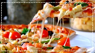 САМАЯ ВКУСНАЯ ДОМАШНЯЯ ПИЦЦА В ДУХОВКЕ НА ТОНКОМ ТЕСТЕ | РЕЦЕПТЫ 🍕🍕🍕