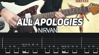 Nirvana - All Apologies (Guitar lesson with TAB)