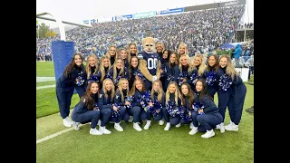 "Bird Walk" - BYU Cougarettes and Cosmo Cougar - 2021 timeout routine