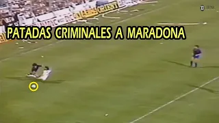 30 Patadas a Diego Maradona de las que Ya No estan Permitidas