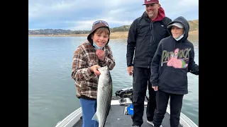 10.5 pound Striped Bass caught at Castaic Lake