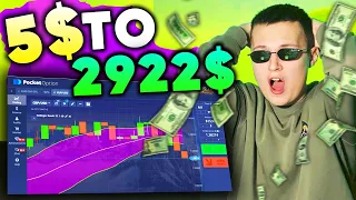 5$ to 2922$ Full Real Strategy for Binary Options + Withdrawal PocketOption