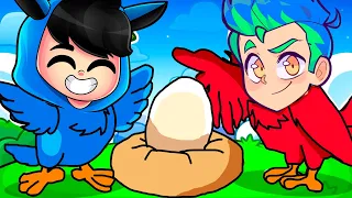 NOS CONVERTIMOS EN UNA FAMILIA DE PAJAROS CON CARLOS INFINITOO 😀| FEATHER FAMILY ROBLOX