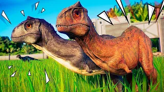 Filhote de Carnotauro + Correr e Devorar! Bebês em Apuros | Jurassic World Evolution 2: Mods | PT/BR