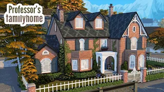 professor's family home  The Sims 4 CC speed build