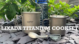 Lixada Ultralight Titanium Pot Cookset Review