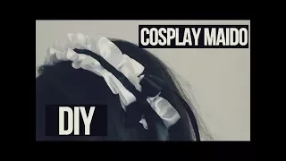 DIY * Cosplay Maid * How To Make Cute Maid Headband * Tutorial