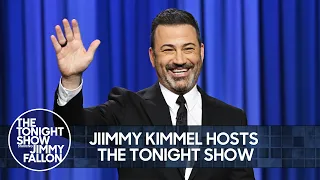 Jimmy Kimmel Does the Tonight Show Monologue | The Tonight Show Starring Jimmy Fallon