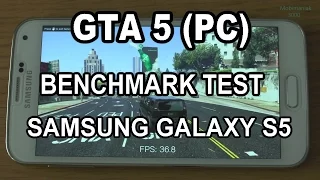 1# GTA 5 (PC) benchmark test on phone Samsung Galaxy S5 - streaming by KinoConsole program !!!