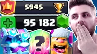 🔴  PUSH LA 5000 TROFEE - DESCHIDEM 10 LEGENDARE - CLASH ROYALE !