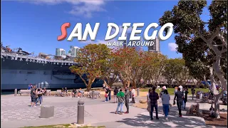 Walking Tour - San Diego, California - 4K HDR 60FPS