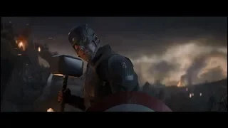 Steve Rogers Lifts Mjolnir // Captain America vs Thanos | Avengers: Endgame [HD]