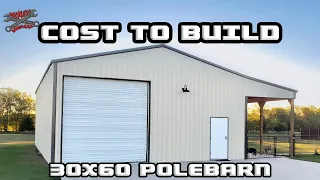 How Much Does A 30x60 Pole Barn Cost? - Reckless Wrench Garage