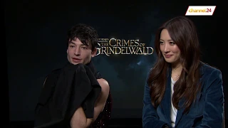 Channel24 interviews Ezra Miller and Claudia Kim from Fantastic Beasts: The Crimes of Grindelwald