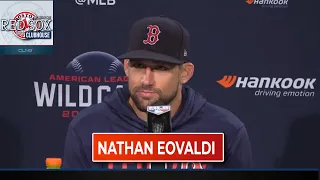 Nathan Eovaldi Frustrated But Understands Why Alex Cora Pulled Him Early | AL Wild-Card 10-6