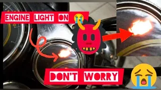 How to turn off malfunction light( check engine light) #royalenfield #1k  #youtuber #youtubechannel