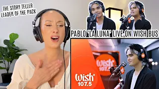 PABLO performs "La Luna" LIVE on Wish 107.5 Bus REACTION