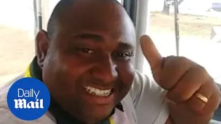 Bus driver's epic prank - taking a selfie video while driving!!!