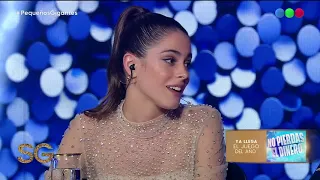 ¡El beso en vivo de Tini y Sebastián Yatra! - Susana Giménez 2019